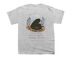 2026 MusselPower Student-designed shirt, a Sport Grey Youth Unisex Tee (back-view)