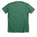 Paws and give thanks&nbsp;, a Heather Grass Green Premium Unisex Tee (back-view)