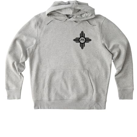 Montoya Twinz 2026 Black Logo, a Heather Grey Stanley/Stella Unisex Cruiser 2.0 Pullover Hoodie