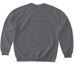 Maydm - I am the future of STEM, a Charcoal Softstyle Crewneck Sweatshirt (back-view)