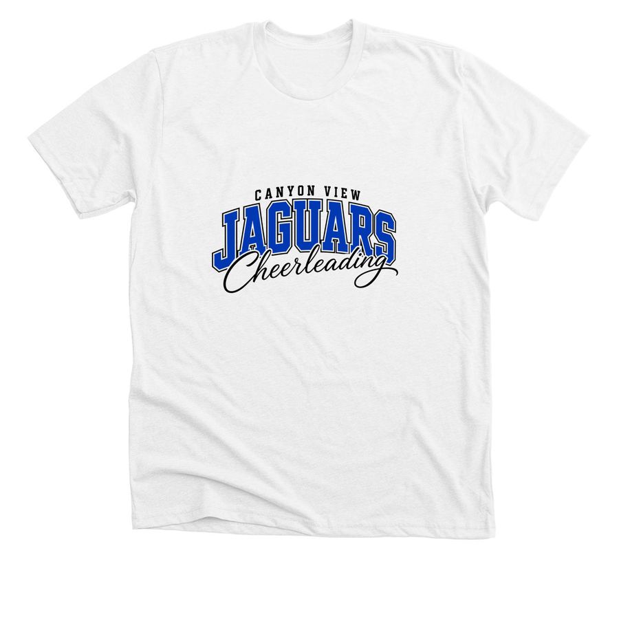 Jaguars Cheerleading, a Solid White Blend Premium Unisex Tee