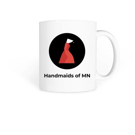 Sip & Support, a White Coffee Mug