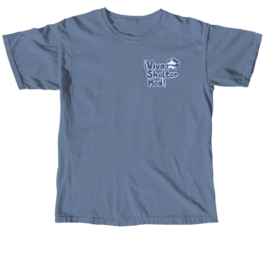 SCASV - VIVA SHELTER MED, a Blue Jean Comfort Colors Unisex Tee