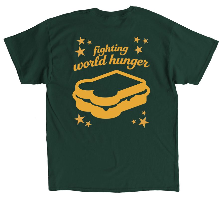 FeelGood T-Shirt, a Forest Green Classic Unisex Tee (back-view)