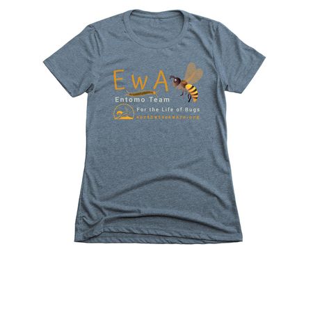 For the Life of Bugs, a Indigo Women's Slim Fit Tee