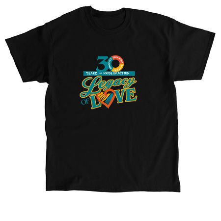 LEGACY OF LOVE ?, a Black Classic Unisex Tee