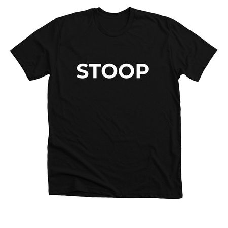 Stoop Edition, a Solid Black Blend Premium Unisex Tee