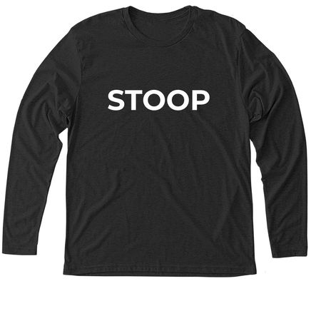 Stoop Edition, a Vintage Black Triblend Long Sleeve Tee