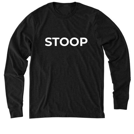Stoop Edition, a Space Black Allmade Eco Triblend Long Sleeve Tee
