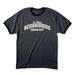 Organize The Block Ringer Tee, a Dark Heather Grey/ Jet Black Cotton Ringer Tee