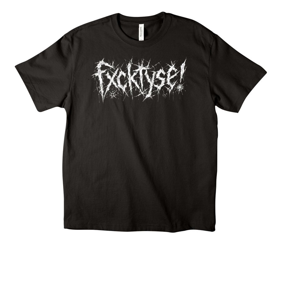 FXCKTYSE! TEE SHIRT, a Black Unisex Heavyweight Tee