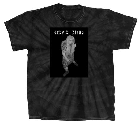 Stevie D Hot Mess, a Black Classic Tie Dye Tee