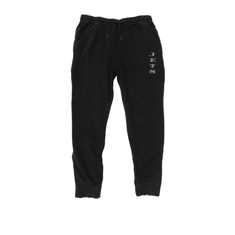 Just Enjoy These Sweats, a Black Midweight Fleece Joggers