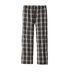 Flannel Pants, a Black Flannel Pajama Pant (back-view)