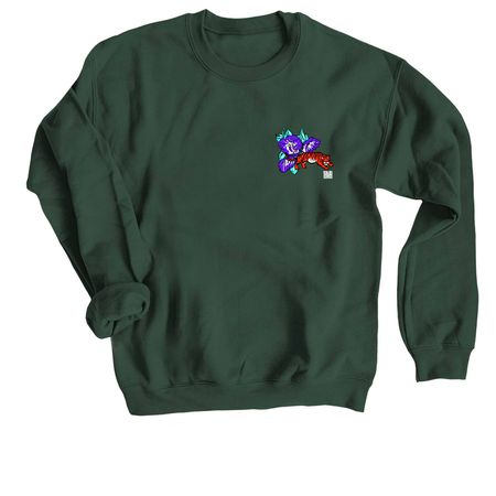 Our Community is Our Remedy, a Forest Crewneck Sweatshirt