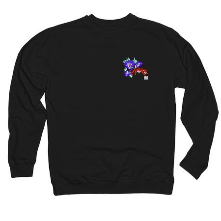 Our Community is Our Remedy, a Black Midweight Crewneck Sweatshirt