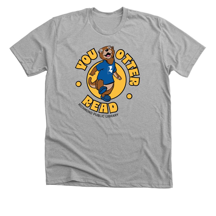 You Otter Read Youth & Adult Gear, a Athletic Heather Premium Unisex Tee