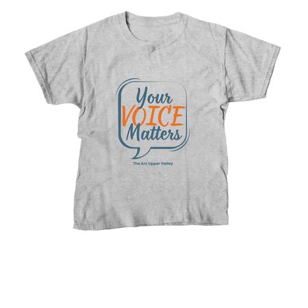 Your Voice Matters Collection, a Sport Grey Youth Unisex Tee