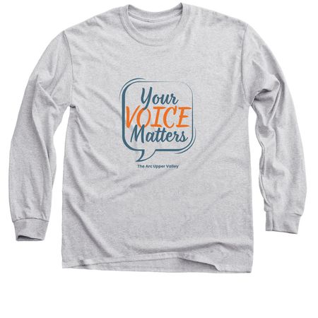 Your Voice Matters Collection, a Sport Grey Classic Long Sleeve Tee
