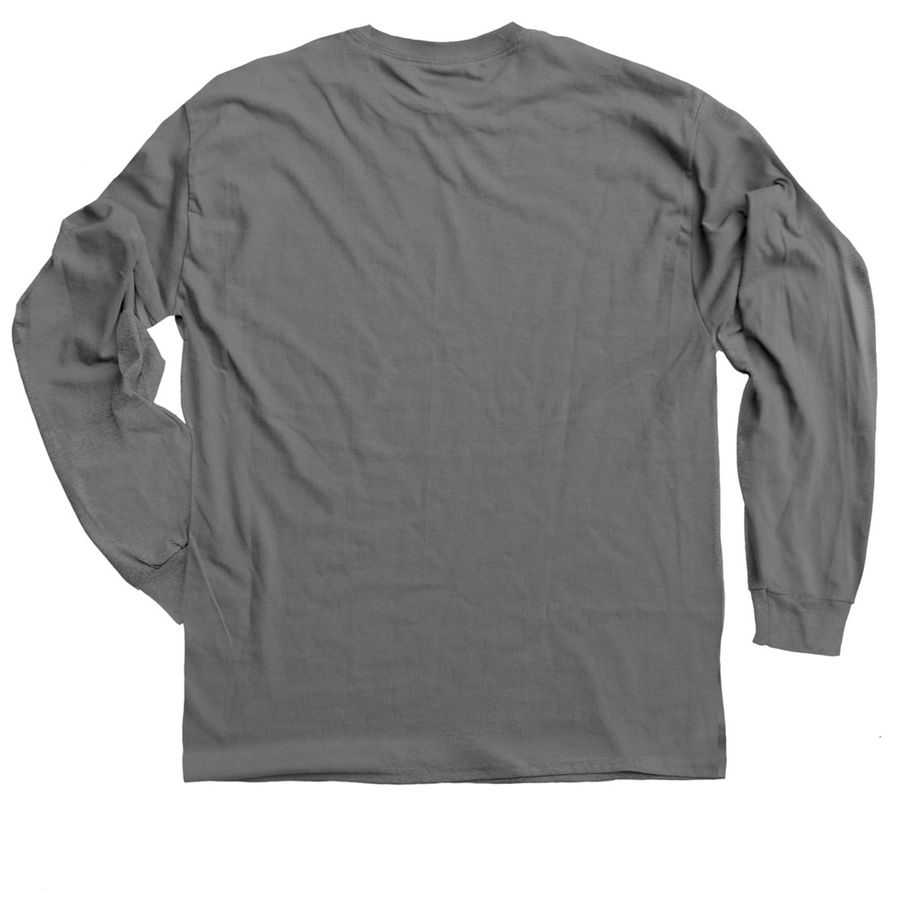 Saving Animals Since 1948, a Charcoal Classic Long Sleeve Tee (back-view)