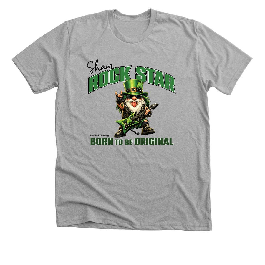 REAL TALK: ShamROCK STAR, a Athletic Heather Premium Unisex Tee