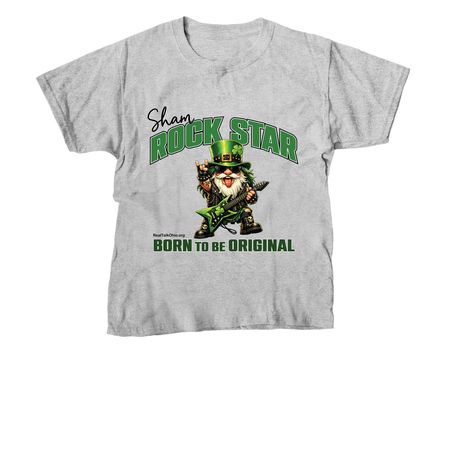 REAL TALK: ShamROCK STAR, a Sport Grey Youth Unisex Tee