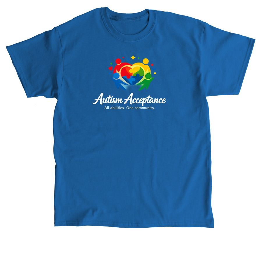 Autism Acceptance, a Royal Classic Unisex Tee