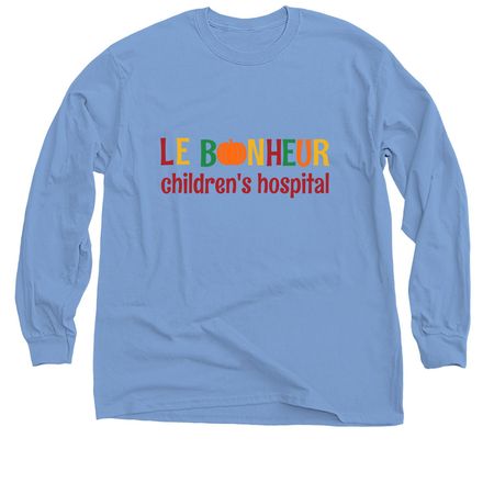 Le Bonheur Pumpkin, a Carolina Blue Classic Long Sleeve Tee