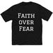 Faith Over Fear Athletic Apparel, a Black Classic Performance Tee