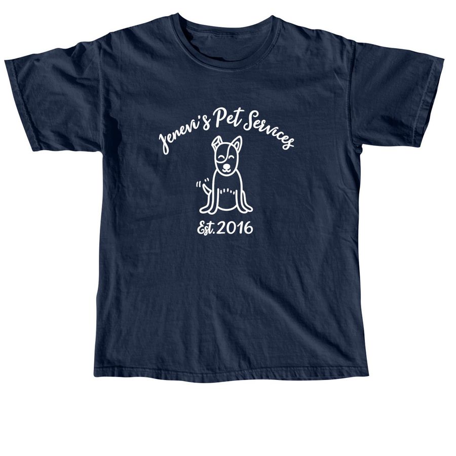 Cotton Tops White Print (3/9), a True Navy Comfort Colors Unisex Tee