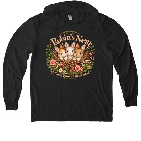 Robin?s nest @ GEH, a Space Black Allmade Eco Triblend Hoodie Tee
