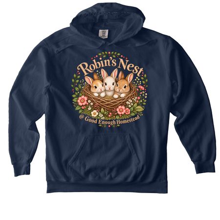 Robin?s nest @ GEH, a True Navy Comfort Colors Pullover Hoodie