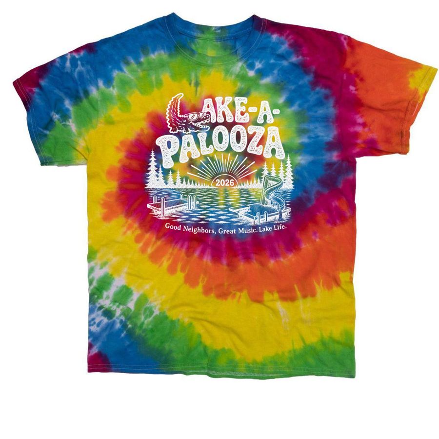 Lake-A-Palooza, a Moondance Classic Tie Dye Tee
