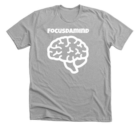 Focusdamind, a Athletic Heather Premium Unisex Tee