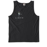 Pro, a Black Comfort Colors Tank Top (back-view)