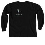 Pro, a Black Comfort Colors Long Sleeve Tee (back-view)