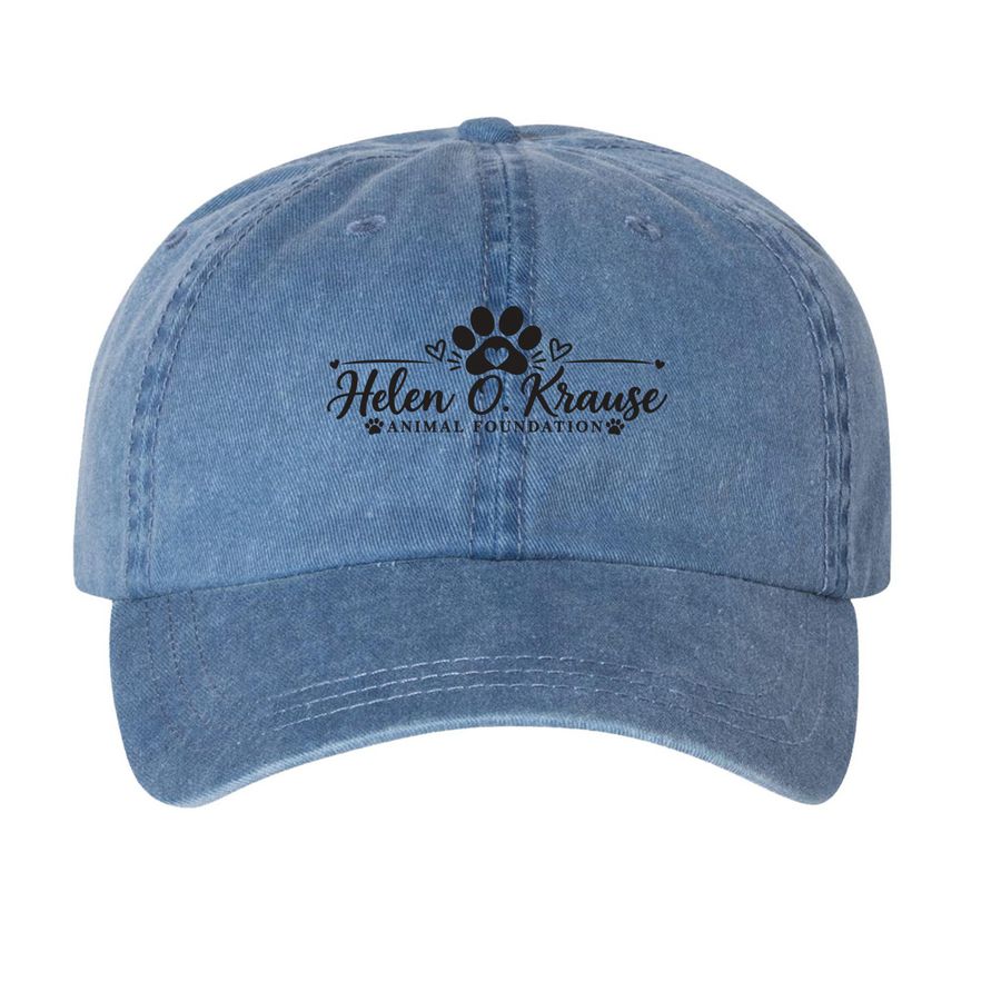 HOKAFI GEAR - Hats&nbsp; &nbsp;, a Royal Blue Printed Pigment Dye Baseball Cap