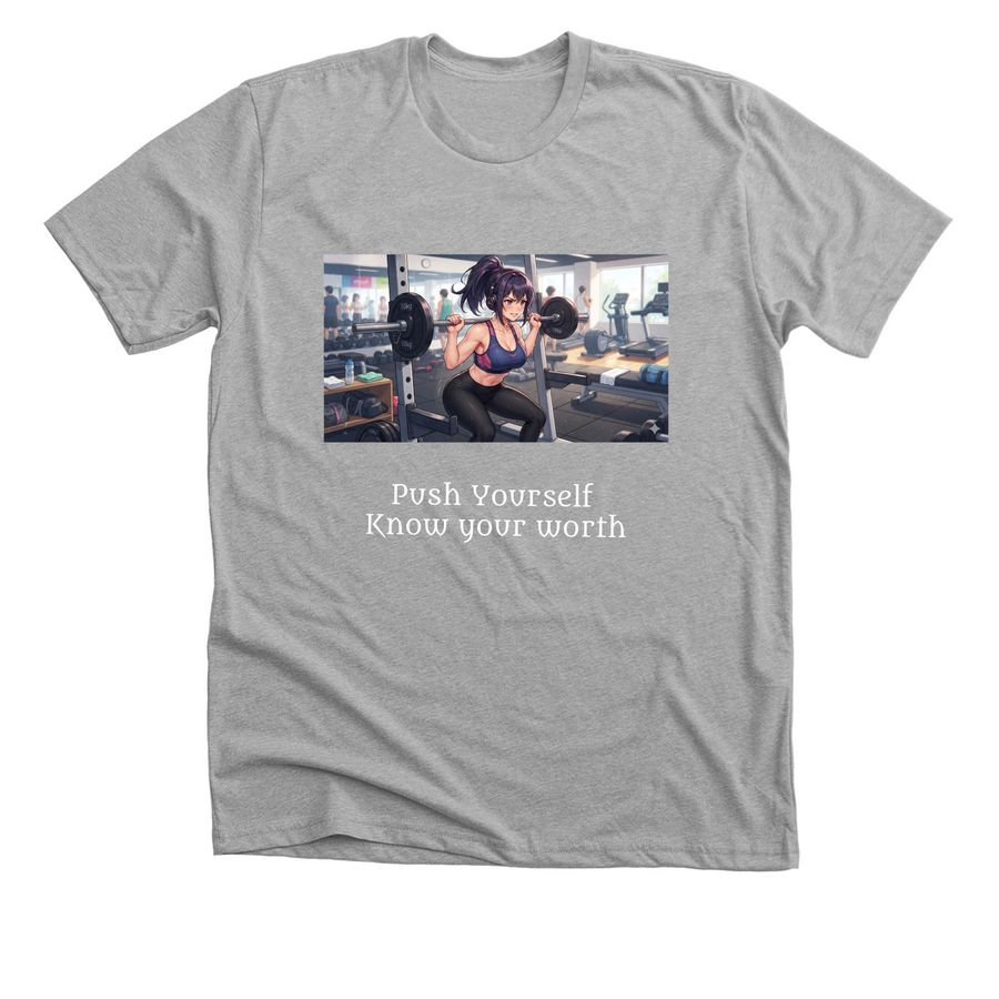Fitness&nbsp;, a Athletic Heather Premium Unisex Tee