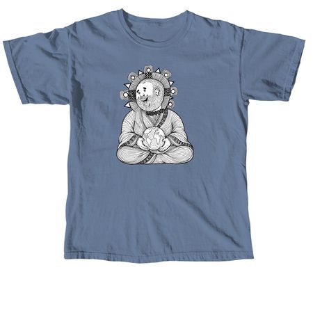 Earth-Holder BuddhaGang Bodhisattva, a Blue Jean Comfort Colors Unisex Tee