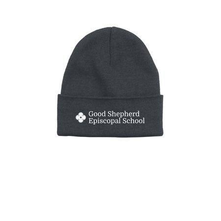 GSES Beanies, a Heather Grey Printed Base Camp Beanie