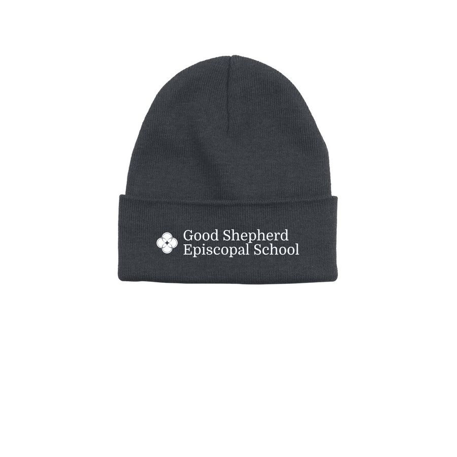 GSES Beanies, a Heather Grey Printed Base Camp Beanie