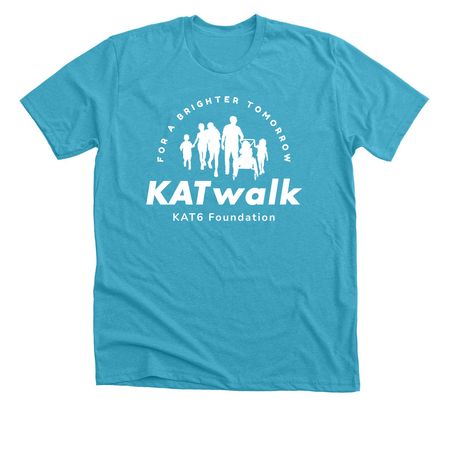 KATwalk Tees, a Heather Aqua Premium Unisex Tee