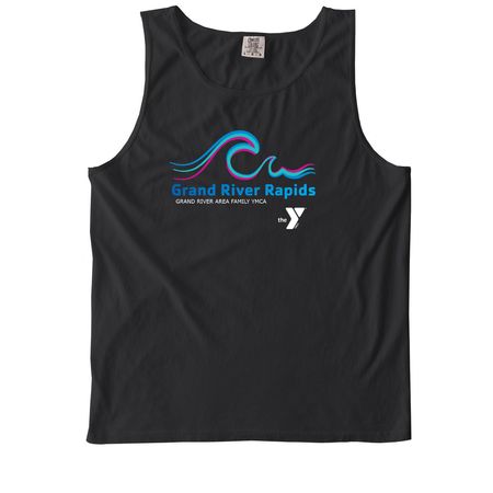 Rapids Tanks, a Black Comfort Colors Tank Top