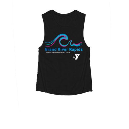 Rapids Tanks, a Black Women's Muscle Tank
