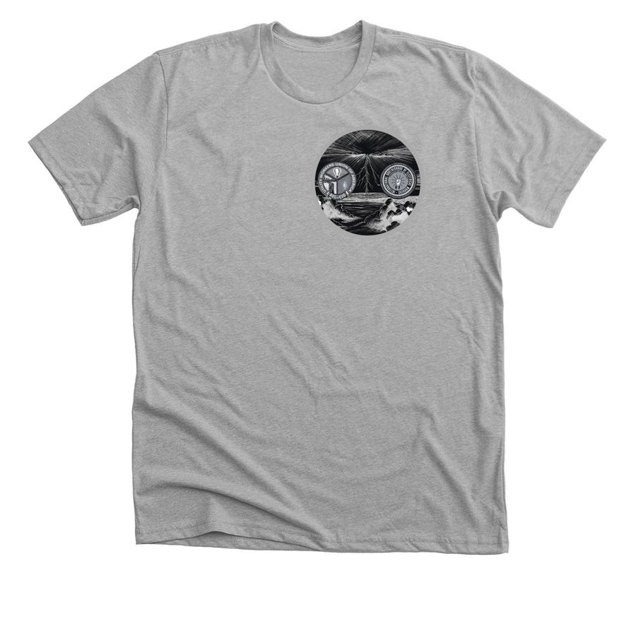 M. SMITH COLOR LOGO, a Athletic Heather Premium Unisex Tee