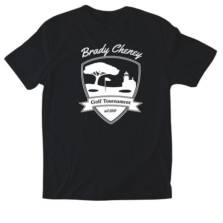 Brady Cheney Charity, a Black Softstyle Cotton Tee