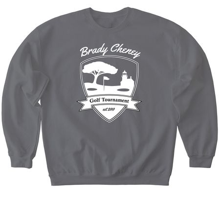 Brady Cheney Charity, a Charcoal Softstyle Crewneck Sweatshirt