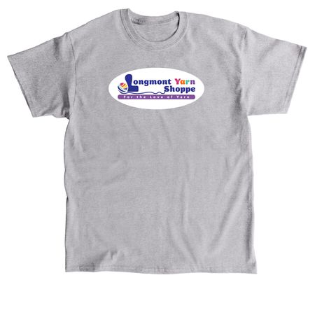 Longmont Yarn Shoppe Apparel, a Sport Grey Classic Unisex Tee