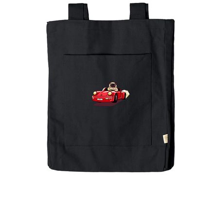 Pugsche Driver Tote Bags, a Black Reclaimist Everywhere Tote Bag