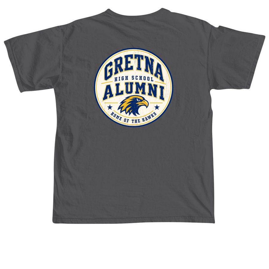 Official Gretna Alumni Collection 2, a Pepper Comfort Colors Unisex Tee